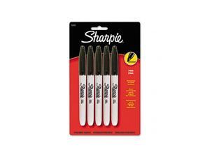 Sharpie 30665PP Permanent Markers, Fine Tip, Black, 5/Pack Sharpie 30665PP Permanent Markers, Fine Tip, Black, 5/Pack