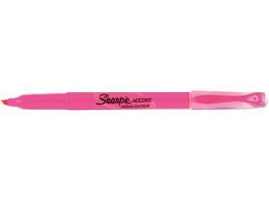 Sharpie Accent 27009 Accent Pocket Style Highlighter, Chisel Tip, Fluorescent Pink, 12/Pk Sharpie Accent 27009 Accent Pocket Style Highlighter, Chisel Tip, Fluorescent Pink, 12/Pk