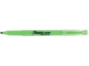 Sharpie Accent 27026 Accent Pocket Style Highlighter, Chisel Tip, Fluorescent Green, 12/Pk Sharpie Accent 27026 Accent Pocket Style Highlighter, Chisel Tip, Fluorescent Green, 12/Pk