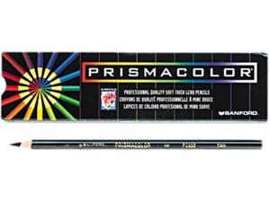 Prismacolor 3363 Premier Colored Pencil, Black Lead/Barrel, Dozen