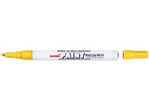 uni PAINT PX-21 Oil-Based Paint Marker, Fine Line, White (63713