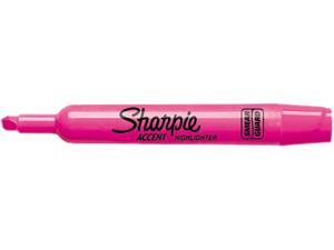 Sharpie 25009 Accent Tank Style Highlighter, Chisel Tip, Pink, 12/Pk Sharpie 25009 Accent Tank Style Highlighter, Chisel Tip, Pink, 12/Pk