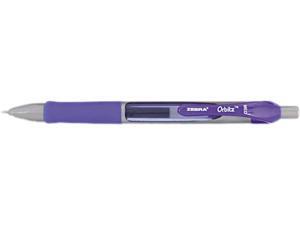 Zebra Orbitz Gel Retr Roller Ball Pen, Transparent Brl, Blue Ink, Med, 0.70 mm (Dozen) Zebra Orbitz Gel Retr Roller Ball Pen, Transparent Brl, Blue Ink, Med, 0.70 mm (Dozen)