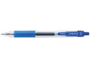 Zebra 46720 Sarasa Roller Ball Retractable Gel Pen, Blue Ink, Fine, Dozen Zebra 46720 Sarasa Roller Ball Retractable Gel Pen, Blue Ink, Fine, Dozen