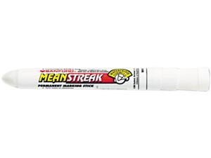 Sharpie 85018 Mean Streak Marking Stick, Broad Tip, White