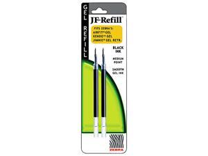 Zebra 87012 JF Refill for Jimnie Gel RT/Airfit Gel/Kendo Gel Roller Ball, Med,BLK,2/Pack Zebra 87012 JF Refill for Jimnie Gel RT/Airfit Gel/Kendo Gel Roller Ball, Med,BLK,2/Pack