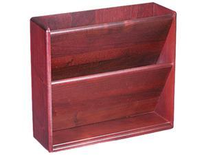 Carver 09623 Hardwood Double Wall File, Letter, Two Pocket, Mahogany Carver 09623 Hardwood Double Wall File, Letter, Two Pocket, Mahogany