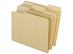 Pendaflex Earthwise 04342 Recycled File Folders, 1/3 Cut Top Tab, Letter, Natural, 100/Box Pendaflex Earthwise 04342 Recycled File Folders, 1/3 Cut Top Tab, Letter, Natural, 100/Box
