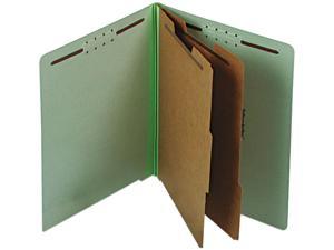 Pendaflex 23224 Extra-Hvy Pressboard Classification Folders, Letter, Six-Section, 10/Box