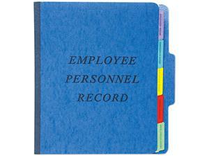 Pendaflex SER-1-BL Vertical Personnel Folders, 1/3 Cut Top Tab, Letter, Blue