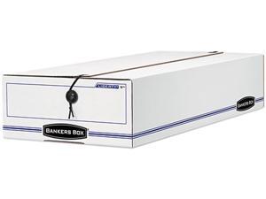Bankers Box 00007 Liberty Storage Box, Check/Voucher, 9-1/2 x 23-1/4 x 4-1/4, WE/Blue, 12/Carton Bankers Box 00007 Liberty Storage Box, Check/Voucher, 9-1/2 x 23-1/4 x 4-1/4, WE/Blue, 12/Carton