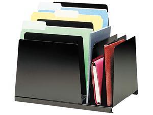 STEELMASTER by MMF Industries 2648S2VBK Slanted Combination File, Eight Sections, Steel, 15 1/4 x 11 x 12 3/4, Black STEELMASTER by MMF Industries 2648S2VBK Slanted Combination File, Eight Sections, Steel, 15 1/4 x 11 x 12 3/4, Black