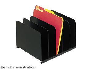 STEELMASTER by MMF Industries 2645004 Desktop Vertical Organizer, Five Sections, Steel, 12 x 11 x 8 1/8, Black STEELMASTER by MMF Industries 2645004 Desktop Vertical Organizer, Five Sections, Steel, 12 x 11 x 8 1/8, Black