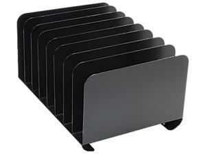 STEELMASTER by MMF Industries 2648004 Desktop Vertical Organizer, Eight Sections, Steel, 15 x 11 x 8 1/8, Black STEELMASTER by MMF Industries 2648004 Desktop Vertical Organizer, Eight Sections, Steel, 15 x 11 x 8 1/8, Black