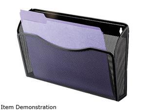 Rolodex 21931 Single Pocket Wire Mesh Wall File, Letter, Black Rolodex 21931 Single Pocket Wire Mesh Wall File, Letter, Black