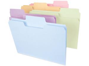 Smead 11961 SuperTab File Folders, 1/3 Cut Top Tab, Letter, Assorted Colors, 100/Box Smead 11961 SuperTab File Folders, 1/3 Cut Top Tab, Letter, Assorted Colors, 100/Box