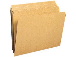 Smead 10710 Kraft File Folders, Straight Cut, Reinforced Top Tab, Letter, Brown, 100/Box Smead 10710 Kraft File Folders, Straight Cut, Reinforced Top Tab, Letter, Brown, 100/Box