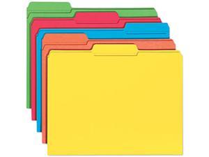 Smead 12234 File Folders 1/3 Cut Reinforced Top Tab Letter Goldenrod 100/Box 