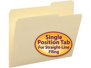 Smead 10385 Guide Height File Folders, 2/5 Cut Right Top Tab, Letter, Manila, 100/Box Smead 10385 Guide Height File Folders, 2/5 Cut Right Top Tab, Letter, Manila, 100/Box