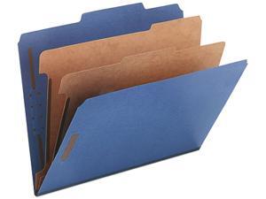 Smead 14032 Pressboard Classification Folders, Letter, Six-Section, Dark Blue, 10/Box Smead 14032 Pressboard Classification Folders, Letter, Six-Section, Dark Blue, 10/Box