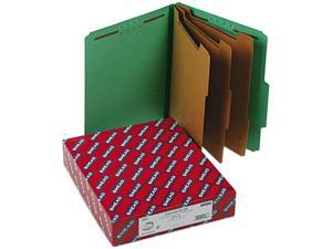 Smead 14097 3" Expansion Classification Folder, 2/5 Cut, Letter, Eight-Section, Green, 10/Bx Smead 14097 3" Expansion Classification Folder, 2/5 Cut, Letter, Eight-Section, Green, 10/Bx
