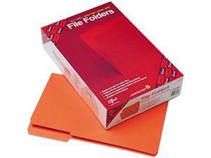 Smead 17534 File Folders, 1/3 Cut, Reinforced Top Tab, Legal, Orange, 100/Box Smead 17534 File Folders, 1/3 Cut, Reinforced Top Tab, Legal, Orange, 100/Box