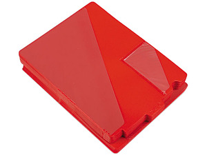 Smead 61960 Out Guides with Diagonal-Cut Pockets, Poly, Letter, Red, 50/Box