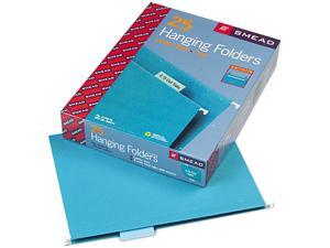 Smead 64074 Hanging File Folders, 1/5 Tab, 11 Point Stock, Letter, Teal, 25/Box Smead 64074 Hanging File Folders, 1/5 Tab, 11 Point Stock, Letter, Teal, 25/Box