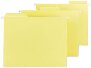 Smead 64097 FasTab Hanging File Folders, Letter, Yellow, 20/Box