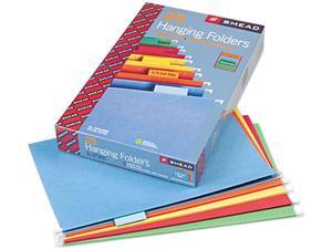 Smead 64159 Hanging File Folders, 1/5 Tab, 11 Point Stock, Legal, Assorted Colors, 25/Box Smead 64159 Hanging File Folders, 1/5 Tab, 11 Point Stock, Legal, Assorted Colors, 25/Box