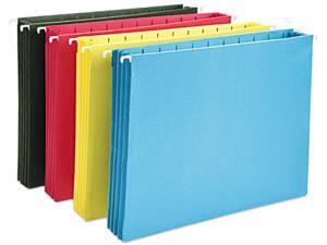 Smead 64291 Hanging Pocket File Folders with Full Height Gusset, Letter, Assorted, 4/Pack Smead 64291 Hanging Pocket File Folders with Full Height Gusset, Letter, Assorted, 4/Pack