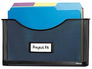 Fellowes Partition Additions File Pocket, Mesh, 1 1/2" Capacity, Black Fellowes Partition Additions File Pocket, Mesh, 1 1/2" Capacity, Black