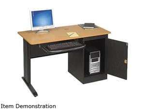 BALT 89843 LX48 Computer Security Workstation, 48w x 24d x 28-3/4h, Teak/Black BALT 89843 LX48 Computer Security Workstation, 48w x 24d x 28-3/4h, Teak/Black
