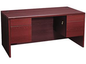 HON 10573NN 10500 Series Double Pedestal Desk, Mahogany HON 10573NN 10500 Series Double Pedestal Desk, Mahogany