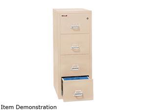 FireKing 41825CPA 4-Drawer Vertical File, 17-3/4w x 25d, UL Listed 350°, Letter, Parchment FireKing 41825CPA 4-Drawer Vertical File, 17-3/4w x 25d, UL Listed 350°, Letter, Parchment