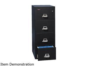 FireKing 42125CBL 4-Drawer Vertical File, 20-13/16w x 25d, UL 350° for Fire, Legal, Black FireKing 42125CBL 4-Drawer Vertical File, 20-13/16w x 25d, UL 350° for Fire, Legal, Black