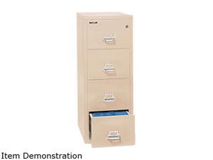 FireKing 42125CPA 4-Drawer Vertical File, 20-13/16w x 25d, UL 350° for Fire, Legal, Parchment FireKing 42125CPA 4-Drawer Vertical File, 20-13/16w x 25d, UL 350° for Fire, Legal, Parchment
