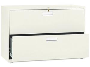 HON 692LL 600 Series Two-Drawer Lateral File, 42w x19-1/4d, Putty HON 692LL 600 Series Two-Drawer Lateral File, 42w x19-1/4d, Putty