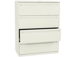 HON 794LL 700 Series Four-Drawer Lateral File, 42w x 19-1/4d, Putty HON 794LL 700 Series Four-Drawer Lateral File, 42w x 19-1/4d, Putty