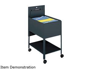 Safco 5363BL Extra-Deep Locking Mobile Tub File, 16-1/2w x 24-3/4d x 28-1/4h, Black Safco 5363BL Extra-Deep Locking Mobile Tub File, 16-1/2w x 24-3/4d x 28-1/4h, Black