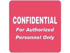 Tabbies 40570 Medical Labels for Confidential, 2 x 2, Red, 500/Roll Tabbies 40570 Medical Labels for Confidential, 2 x 2, Red, 500/Roll