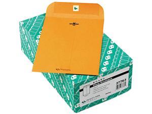 Quality Park 37763 Clasp Envelope, 6 1/2 x 9 1/2, 32lb, Light Brown, 100/Box