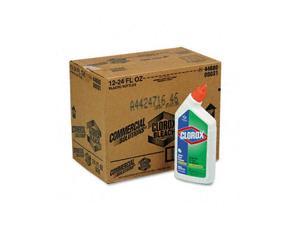 Clorox 00031CT Toilet Bowl Cleaner w/Bleach, 24 oz. Bottle, 12/Carton