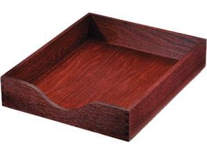 Carver 07213 Hardwood Letter Stackable Desk Tray, Mahogany Carver 07213 Hardwood Letter Stackable Desk Tray, Mahogany