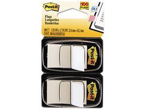 Post-it Flags 680-WE2 Standard Tape Flags in Dispenser, White, 100 Flags/Dispenser Post-it Flags 680-WE2 Standard Tape Flags in Dispenser, White, 100 Flags/Dispenser