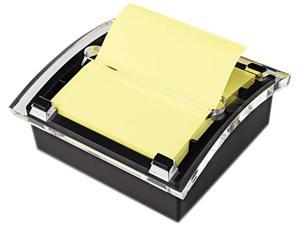 Post-it Pop-up Notes DS330-BK Clear Top Pop-up Note Dispenser for 3 x 3 Self-Stick Notes, Black