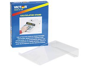 Victor LS-125 Large Angled Acrylic Calculator Stand, 9 x 11 x 2, Clear Victor LS-125 Large Angled Acrylic Calculator Stand, 9 x 11 x 2, Clear