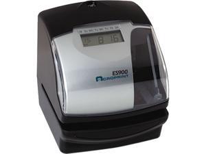 Acroprint 010209000 ES900 Digital Automatic Payroll Recorder/Time Clock, Black