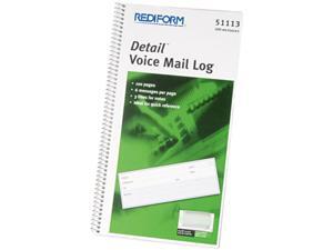 Rediform 51113 Voice Mail Wirebound Log Books, 5-5/8 x 10-5/8, 600 Sets/Book Rediform 51113 Voice Mail Wirebound Log Books, 5-5/8 x 10-5/8, 600 Sets/Book