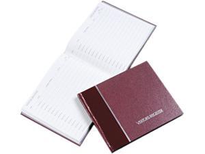 National Brand 57-803 Visitor Register Book, Burgundy Hardcover, 128 Pages, 8 1/2 x 9 7/8 National Brand 57-803 Visitor Register Book, Burgundy Hardcover, 128 Pages, 8 1/2 x 9 7/8